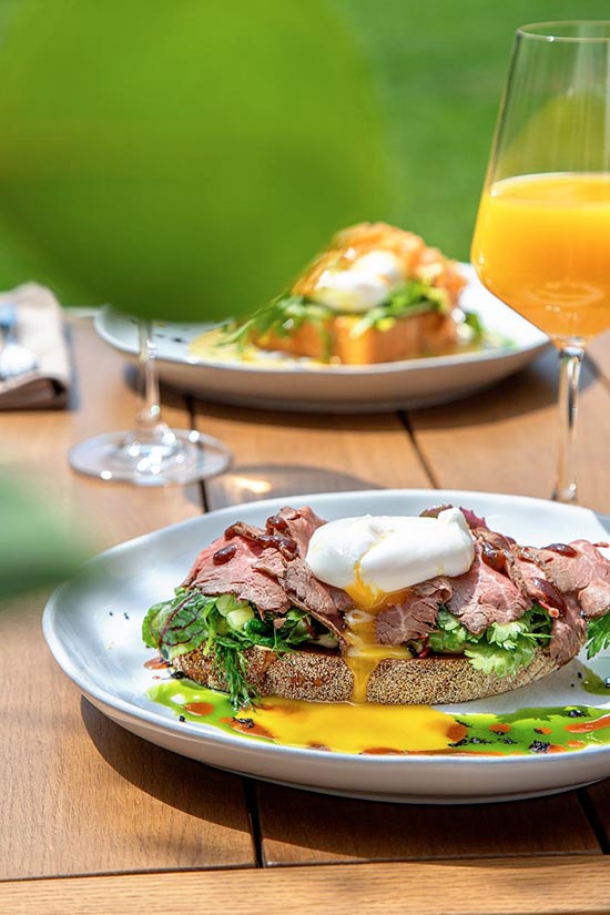 Сніданки у ресторані Al Fresco Сніданки у ресторані Al Fresco