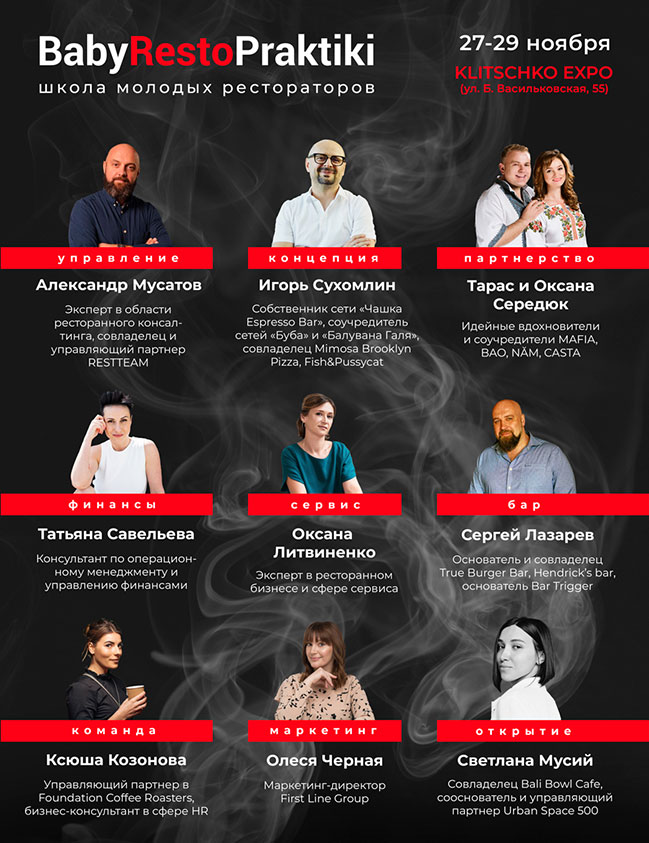 Школа молодых рестораторов BabyRestoPraktiki объявляет набор Школа молодых рестораторов BabyRestoPraktiki объявляет набор