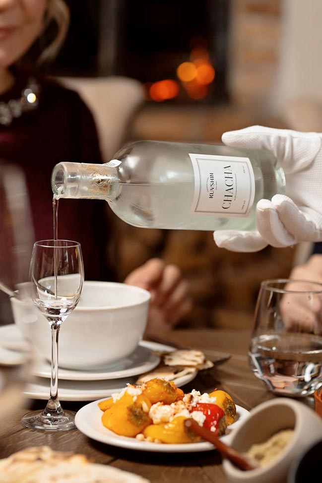 Чача Privat Label у ресторані Кувшин Чача Privat Label у ресторані Кувшин