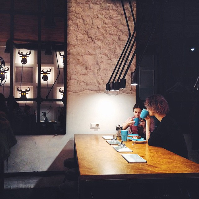 Новое место (Киев): стильная кофейня Blue Cup Coffee Shop Новое место (Киев): стильная кофейня Blue Cup Coffee Shop