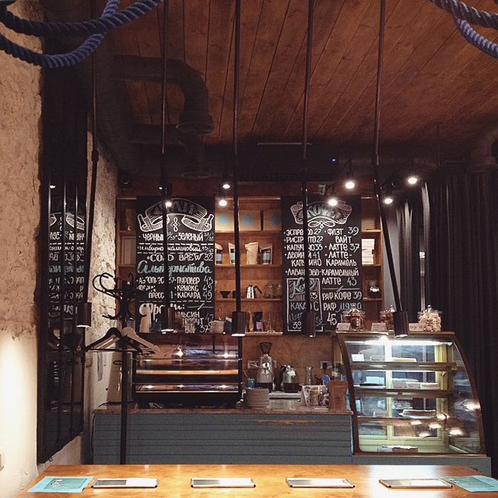 Новое место (Киев): стильная кофейня Blue Cup Coffee Shop Новое место (Киев): стильная кофейня Blue Cup Coffee Shop