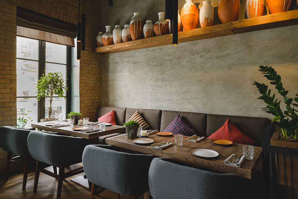 Старая Грузия в новом грузинском кафе Старая Грузия в новом грузинском кафе