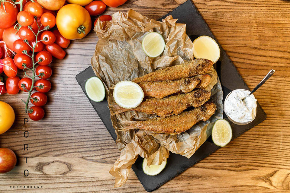 Рыбный рай: ресторан средиземноморской кухни Porto на Олимпийской Рыбный рай: ресторан средиземноморской кухни Porto на Олимпийской