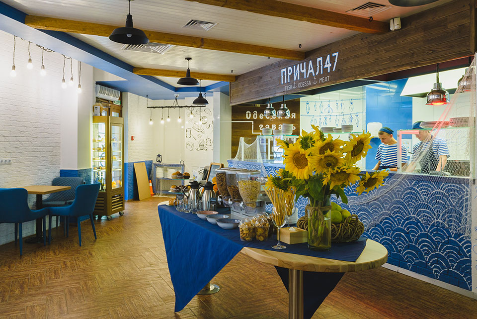 Новое место (Киев): одесское демократичное кафе Причал 47 Новое место (Киев): одесское демократичное кафе Причал 47