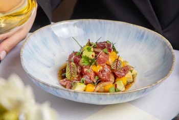 Меню з тунця BlueFin у ресторані 